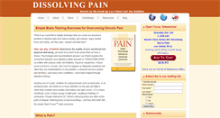 Desktop Screenshot of dissolvingpain.com